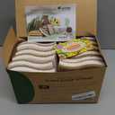 Biodegradable Natural Kitchen Sponge - Compostable Cellulose and Coconut Walnut Scrubber Sponge (24 Pack)