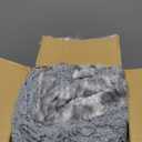 Electric Heated Blanket Throw 50''x60''Size Faux Fur Heating Blanket 10 Heating Settings, 1-8h Timer & Overheat Protection, Machine Washable, Soft Flannel and Sherpa Full Body Warmth
