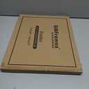 GMFrames 8.5x11 Wood Diploma Frame with Black Mat or Display 11x14 Certificates without Mat,Tempered Glass,Rustic Black Finish with Gold Trim