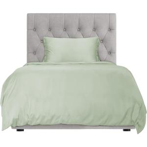 Hotel Sheets Direct Duvet Cover Bed Linen Set, 2 -Piece Set, Light Green, Twin