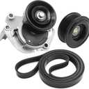 90K-38488 90K38488 Serpentine Belt Tensioner Drive Component Kit Replacement for Toyota Tundra 4.7L V8 GAS 2000 2001-2006 Replacement for Lexus GS430/GS400/GX470/LX470/LS430/SC400
