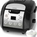 Rice Cooker 10 Cup, Stainless Steel Inner Pot, Low Carb Large Rice Maker with Steamer Basket Steamer, 24H Delay Timer and Auto Keep Warm,Brown Rice/Risotto/Oatmeal/Soup/Steam/Slow Cook