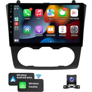 Naifay Android Car Radio for Nissan Altima 2008 2009 2010 2011 2012 Stereo with Wireless Apple Carplay & Android Auto, 9inch Touch Screen Car Stereo Bluetooth in Dash GPS WiFi FM SWC(Manual A/C)