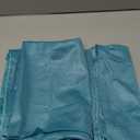 Polecasa Heavy Duty Diamond Large Mesh Laundry Bag with ID Tag and Locking Drawstring Closure - 24 x 36 inches - Laundry Hamper Liner, Washable Laundry Bags for Travel, Sports, Dorms (Aqua)