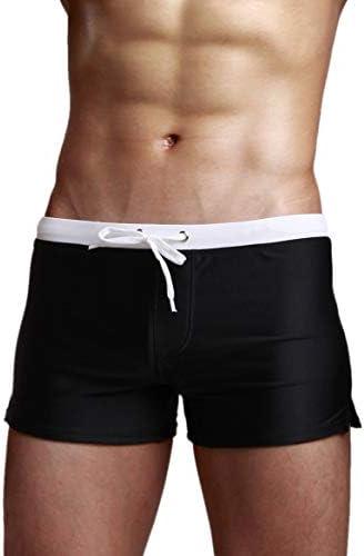 TONLEN Mens Swimwear Short Swim Trunks with Zipper Pocket XL
