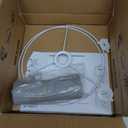 PATIKIL Drum Lamp Shades for Table Lamps 12"x12"x8" Linen Lampshade Easy Assembly Lamp Shade with E27 to E26/ E14 Adapters for Floor Lamps Bedside Lamps Pendant Lights, Gray (1.65" Spider)