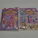Melissa & Doug Puffy Sticker Activity Books Set: Dress-Up, Princess, Mermaid - 208 Reusable Stickers - FSC Certified