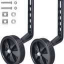 Training Wheels for 12 14 16 18 20 Inch Kids Bike Heavy Duty Bicycle Training Wheels for Single Speed Bike (Black)