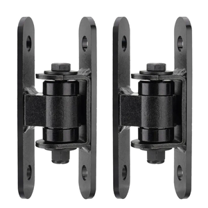 7" Heavy Duty Gate Hinge, Bolt onto or Weld on Gate Hinge with Needle Roller Bearing for Driveway Vehicular Pedestrian Gates, 2 Pack
