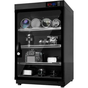 TECHTONGDA Dehumidifying Dry Cabinet Box, Electronic Dry Cabinet for Camera Lens and Electronic Equipment Storage, Temperature Humidity LED Dual Screen, 30/50/80/100L (50L 4 Tiers) TECHTONGDA Dehumidifying Dry Cabinet Box, Electronic Dry Cabinet for Camera Lens and Electronic Equipment Storage, Temperature Humidity LED Dual Screen, 30/50/80/100L (50L 4 Tiers)