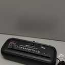 Bonsaii Paper Shredder for Home Use, 6 Sheet Strip Cut Small Paper Shredder Without Basket for Home Office, Portable Shredder Extendable Arm Design with Overheat Protection (S123-B)