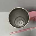 BJPKPK 30oz Stainless Steel Insulated Tumbler With Handle And Lid Straw Travel Coffee Mug Thermal Cup,Light Pink