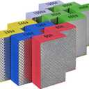 12pcs Diamond Hand Polishing Pads for Ceramic Tile Glass Grinding,Sanding Blocks Polishing 60#,120#,240#,400#,800#,1000#