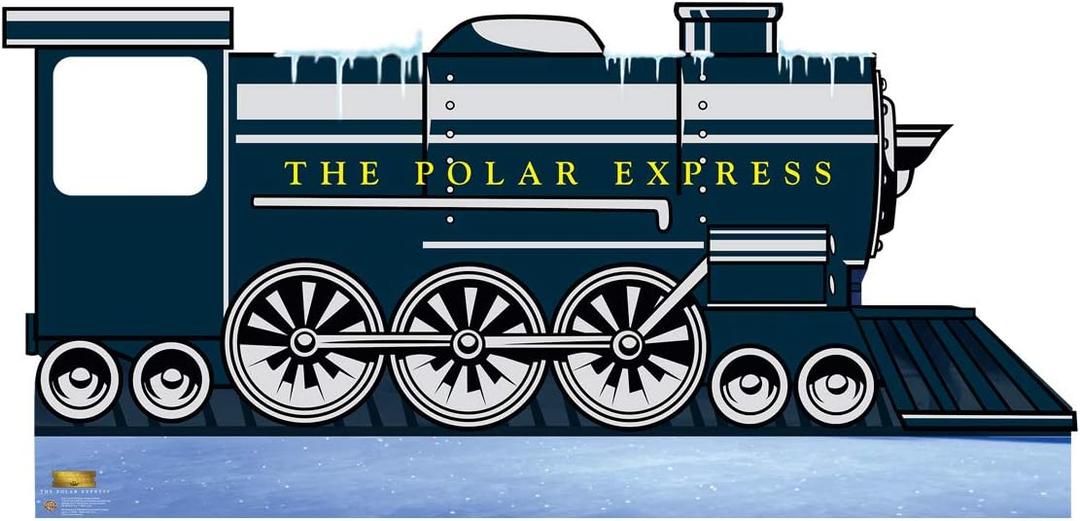 Cardboard People Polar Express Train Stand-in Life Size Cardboard Cutout Standup - The Polar Express (2004 Film)