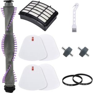 Leadaybetter Brush Roll Filter Replacement for Shark Navigator Lift Away NV350 NV351 NV352 NV356E S2 NV360 NV355 NV356 NV357 NV358 Vacuum Cleaner, with Belt and Wheels