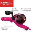 Zebco Youth Floating Spincast Reel and Fishing Rod Combo, Pre-Spooled with 6-Pound Cajun Line, 20