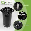 HOSTIC EUSQ1152 USQ1152 ASQ165 Pool Pump Motor 115/230volts 1.5HP Single Speed 48Y Frame Square Flange 9.6/19.2amps Square Foot 3450rpm