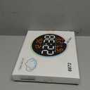 10 Inch Large Digital Wall Clock with 9 Color Changing Remote Control, Date Week Temperature, Auto Brightness Dimmer Clock Night Lights,Blue+Green