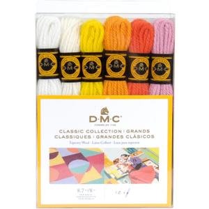 DMC Tapestry Wool - The Classic Collection - 12 Count - 8.7 Yards Skeins
