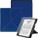 Stand Case Compatible with Kindle Scirbe, Includes a Screen Protector, Premium PU Leather Cover with Auto Sleep/Wake for 10.2 Inch Kindle Scribe (2022/2024 Release), Dark Blue (One Size)
