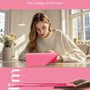 INFILAND Case for iPad (A16) 11th Generation 11 Inch 2025, iPad 10th Generation 10.9 Inch 2022 Slim Magnetic Origami Cover with Pencil Holder, Multi-Angle Stand, Auto Wake/Sleep (Watermelon Pink)
