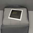 Kivik Breathable Weighted Blanket for Adults, 15 lbs Ultra Soft Minky Dot Heavy Blankets, Reversible Cooling and Warm Blanket for All Seasons, Machine Washable, 60"x80" Queen Size, Grey