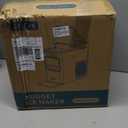 Nugget Ice Maker 40lbs/Day, Countertop Ice Maker Soft Chewable Ice, Ice Makers One-Click & Self-Cleaning, Crushed Pellet Ice Machine with Scoop&Basket for Home/Kitchen/Office, Stainless Silver