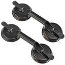 2 Pack Suction Cups Heavy Duty Aluminum Vacuum Plate Handle Glass Holder Hooks to Lift Large Glass/Tile Lifter/Moving Glass/Pad for Lifting/Dent Puller