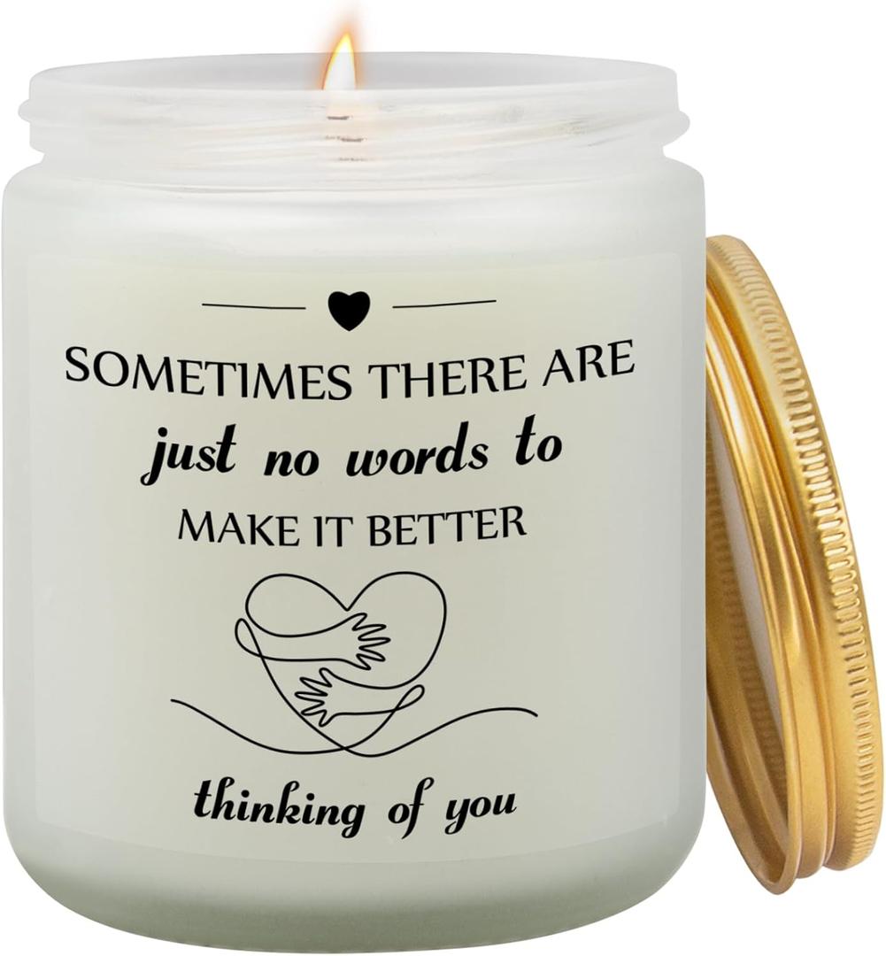 Sympathy Gifts for Loss of Loved One, Thinking of You Candle, Thoughtful Get Well Soon Gifts for Women, Memorial Gift for Loss of Mom Husband Son, Bereavement Gift Ideas (Relatives)