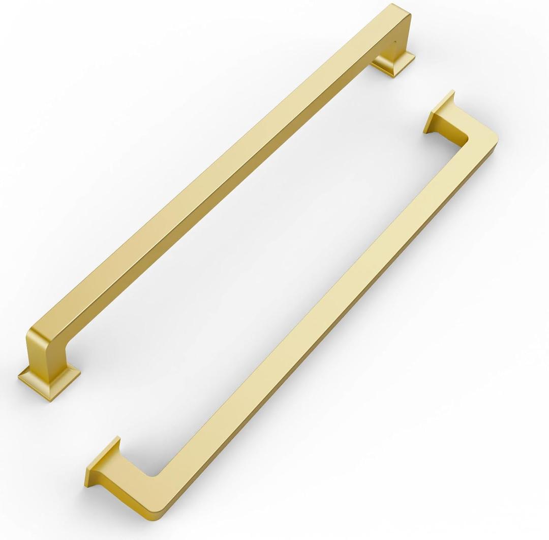 FILTA 10 Inch(256mm) Hole Centers Gold Cabinet Handles(Set of 6),Gold Cabinet Pulls Zinc Alloy Kitchen Cabinet Pulls Cabinet Hardware for Cabinets Cupboard Drawer FILTA 10 Inch(256mm) Hole Centers Gold Cabinet Handles(Set of 6),Gold Cabinet Pulls Zinc Alloy Kitchen Cabinet Pulls Cabinet Hardware for Cabinets Cupboard Drawer