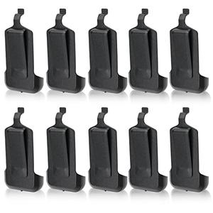 10 Pack Original Walkie Talkie Belt Clip Compatible with Two Way Radio WLN KD-C1 Retevis RT22 Zastone X6 LUITON LT-316 NKTECH NK-U1 Baofeng T20 Zeadio ZS-B1 TIDRADIO TD-M8 RADTEL RT-10 RADIODDITY R1