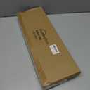 Dwellington Oval Wooden Decorative Tray, Farmhouse Style, Beaded Serving Tray for Living Room, Coffee Table (White)