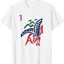 Chinese Mah Jong Bamboo Sozu One Tile Mahjong Costume T-Shirt Small