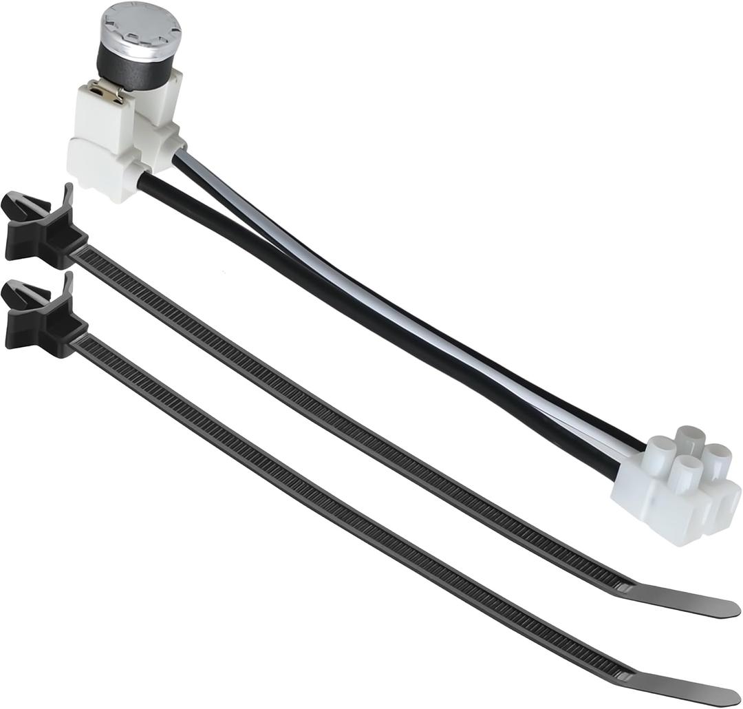 PartsBroz Bimetal Thermal Fuse W10258275 - Compatible With Whirlpool KitchenAid Kenmore Maytag Dishwasher - Replaces 661663 AP4423189 W10344801 1549751 PS2360984 W10136048 665.13113K701 GU3200XTX4