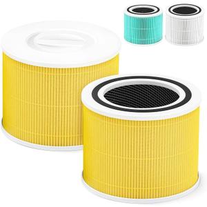 Core 300 Pet Care Replacement Filter for LEVOIT Core 300/300-P / 300S-P / 300S VortexAir Air Purifier,300 Pet Aller-gy Air Filter, 3 in 1 H13 True HEPA Filter,300-RF-PA, 2Pack