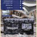 Heated Cat House for Outside, Waterproof Awning & Escape Door Heated Cat Houses for Indoor/Outdoor Cats in Winter, Elevated & Insulated Outdoor Cat Shelter for Feral Cat(Black Camo, 25.2"x16.5"x13")