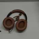 USB C Headphones Wired Headphones Over Ear with HD Mic, Foldable Active Noise-Canceling Headphone for iPad/Sports/School/Travel/iPhone 17/16/15, Samsung S25/S24, Google Pixel 9,Ideal Gifts-Brown