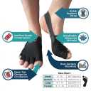 Jaws Podiatry Foot Faja Compression Sock, Black (Small) Medical Ankle Support for Surgery & Injury Recovery, Reduces Post-Op Swelling, Pain Relief & Sports Protection