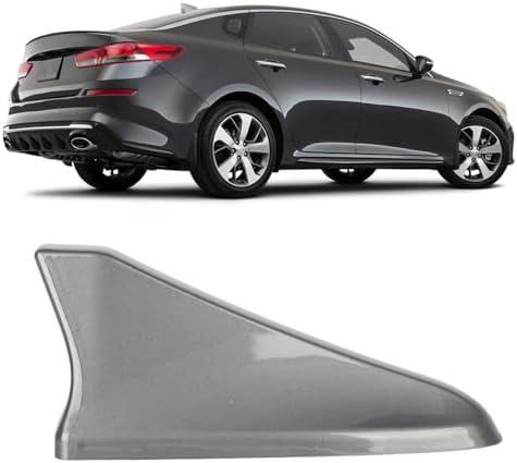 Car Shark Fin Antenna Cover, Shark Fin Roof Antenna Cover 96219 D5000EBQK Roof Antenna Aerial Shell Replacement for Sedan(Silver)
