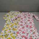 Hudson Baby Safe Sleep Wearable Long Sleeve Sleeping Bag, 2 Pack, Fruit, 0-3 M