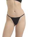 Organic Basics Womens Flex Cotton Triangle Bralette, Black, Small