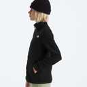The North Face Women's Glacier Fleece Jacket (Standard & Plus Size) - Soft Pullover with Zippered Hand Pockets, TNF Black, X-Large