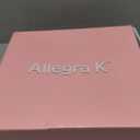 Allegra K Women's Platform Peep Toe Cutout Caged Cork Wedge Heel Sandals (Size 8.5)