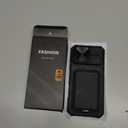 SSLOTSCASE for iPhone 17 Pro Max Case with Card Holder & Kickstand & Slide Camera Lens Cover & Camera Stand & Wallet, Military-Grade Heavy Duty Phone Case Cover for iPhone 17 Pro Max 5G 2025, Black