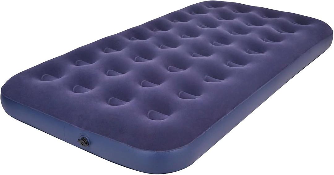 Twin Size Air Mattress Inflatable Bed for Camping & Home, Blow Up Sleeping Pad