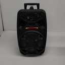 iLive Electronics Wireless Tailgate Party Speaker, LED Light Effects, Built-in Rechargeable Battery, Black (ISB380B)