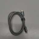 Amazon Basics MFi Certified Fast Charging USB-C to Lightning Nylon Braided Charger Cable for Apple iPhone and iPad, 3 Foot, Dark Gray