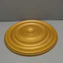 Ekena Millwork CM12KPRGS Kepler Traditional Ceiling Medallion (for Canopies up to 2 5/8"), Hand-Painted Rich Gold