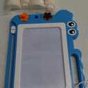 Magnetic Drawing Board Toddler Toys with Legs for Girls Boys, Color Sketch Writing Scribble Doodle Pad Travel Games, Educational Learning Kids Toys for Birthday Gift Christmas Stocking Stuffers(Blue) (13.2"L x 9.25"W x 5.7"H)