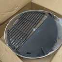 onlyfire Stainless Steel Mesh Cover & Cast Iron Grill Griddle Combo for Solo Stove 19.5 inch Fire Pit - Dual Cooking Surface with Handles for Ember Protection and Outdoor BBQ